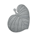 Nofred Grey Leaf Blanket