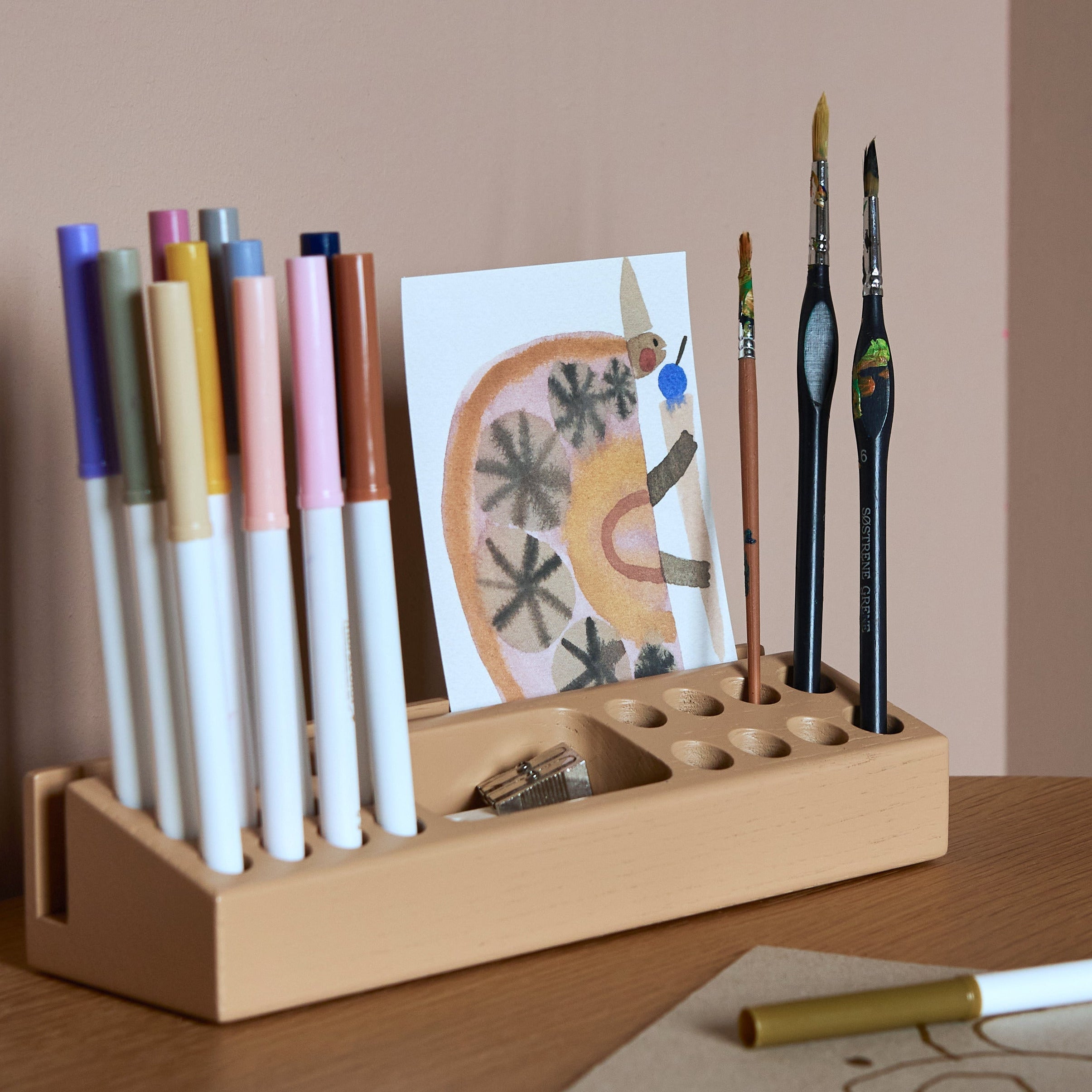 Nofred Sand Kids Penholder filled with markers
