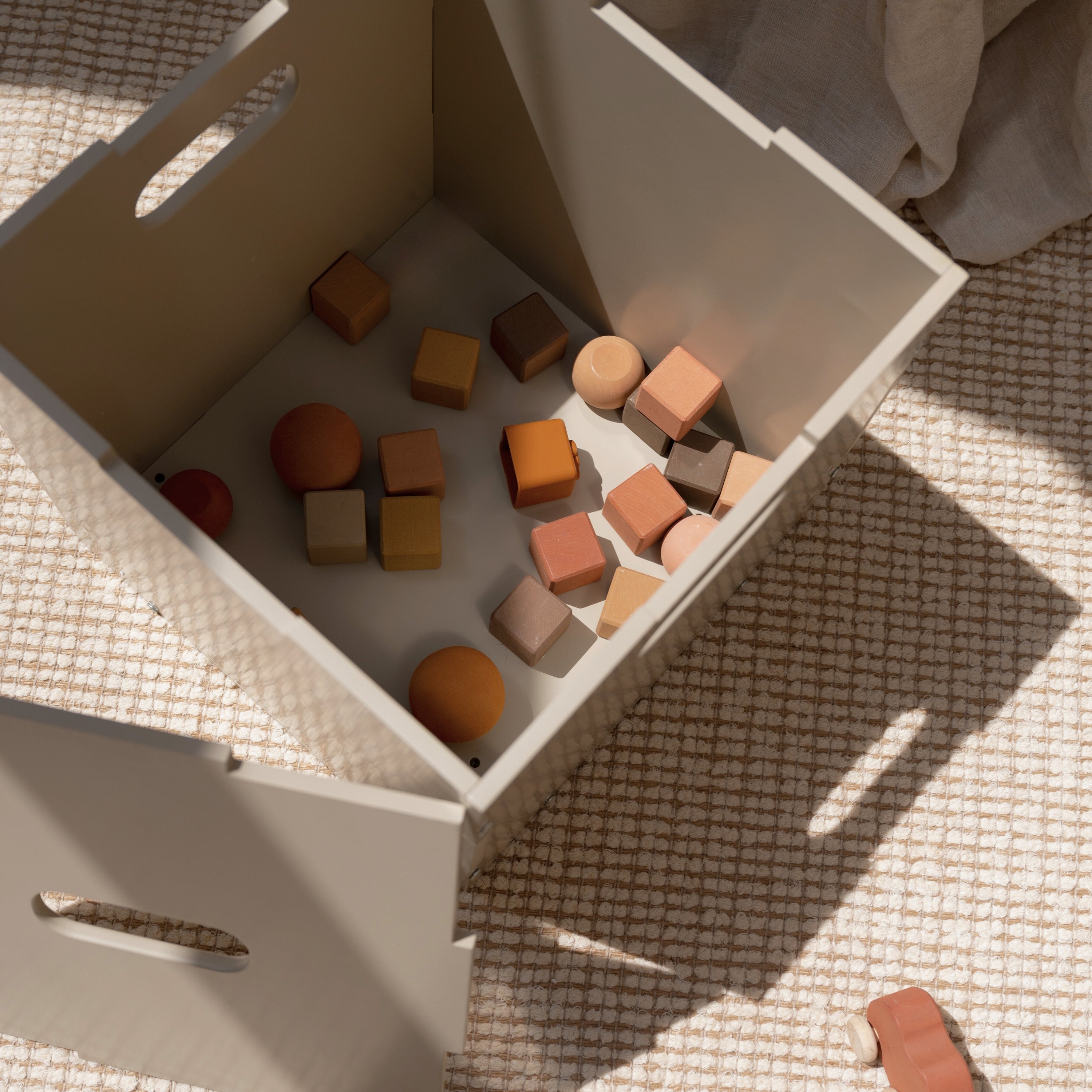 Nofred Beige Cube Storage open