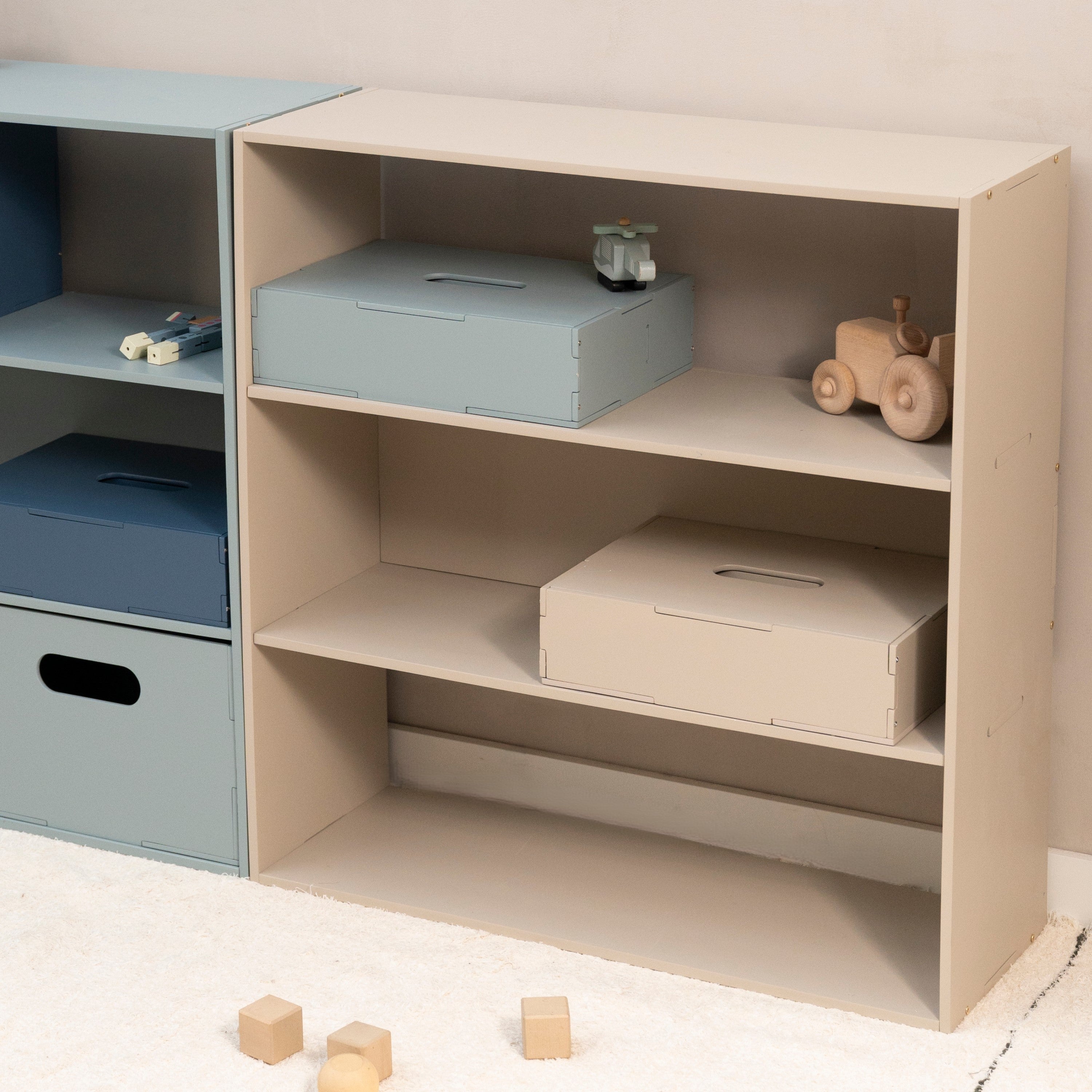 Nofred Beige Kiddo Shelving close up
