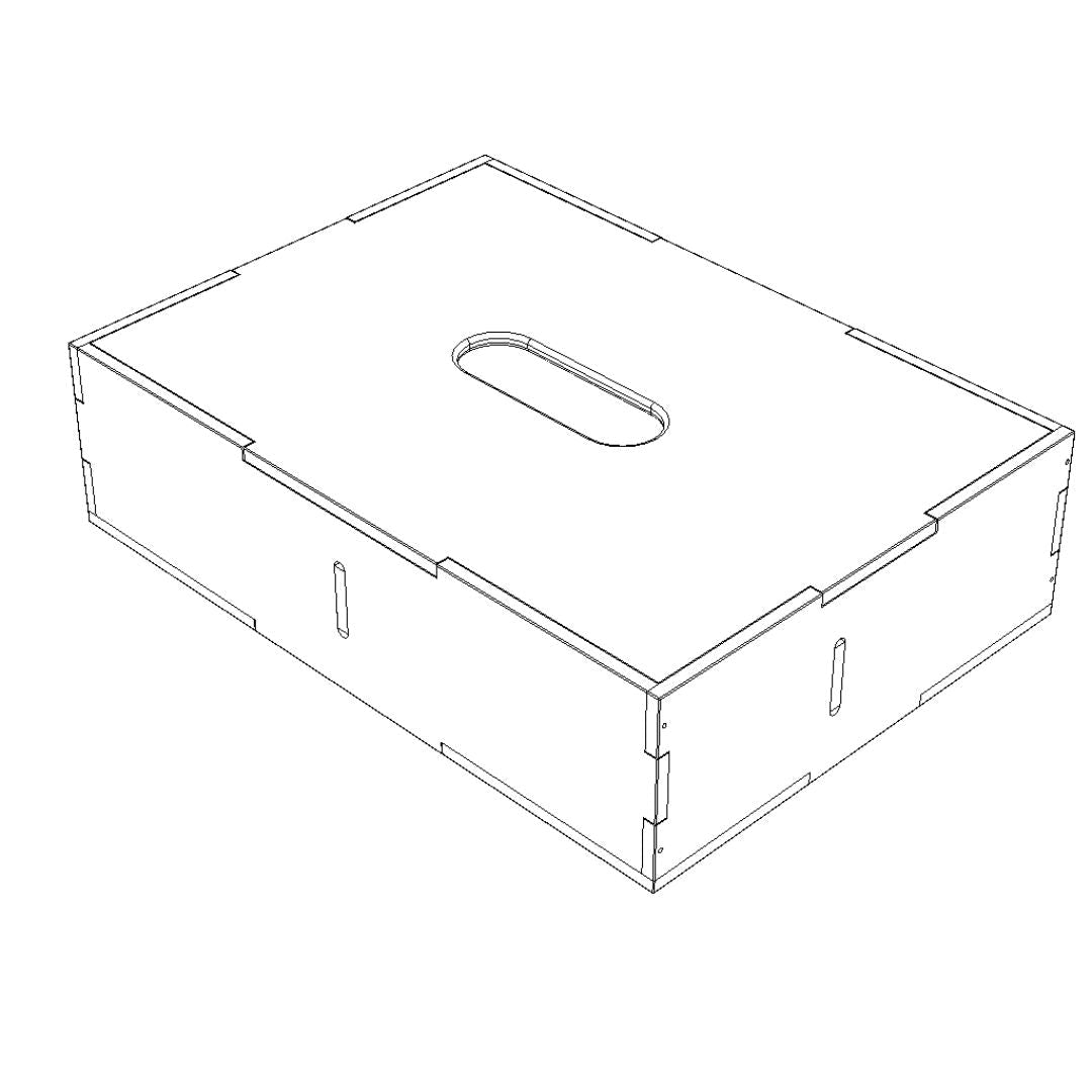 Nofred Birch Kiddo Tool Box assembling schema