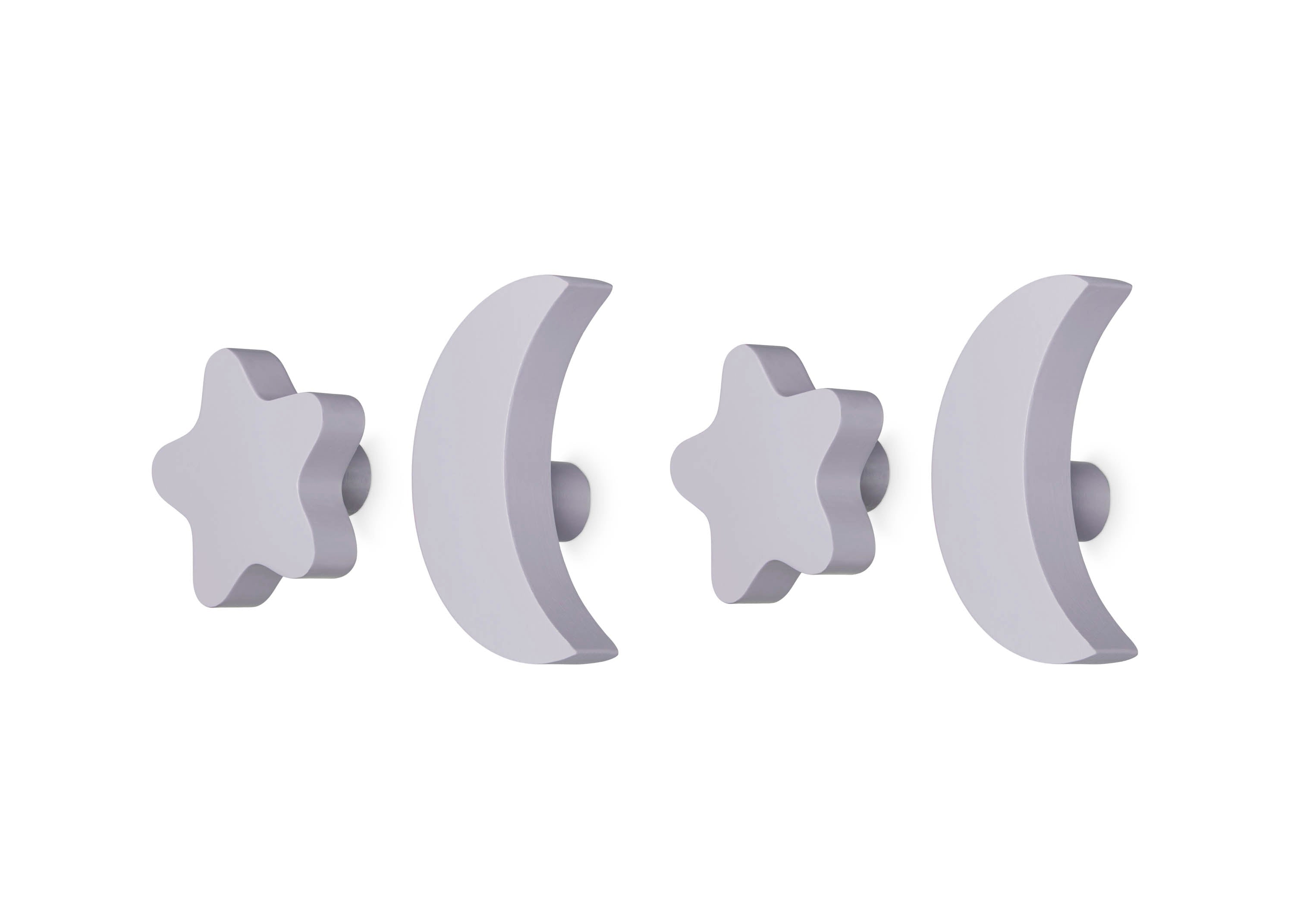 Nofred Lilac Stars & Moons Kids Hooks