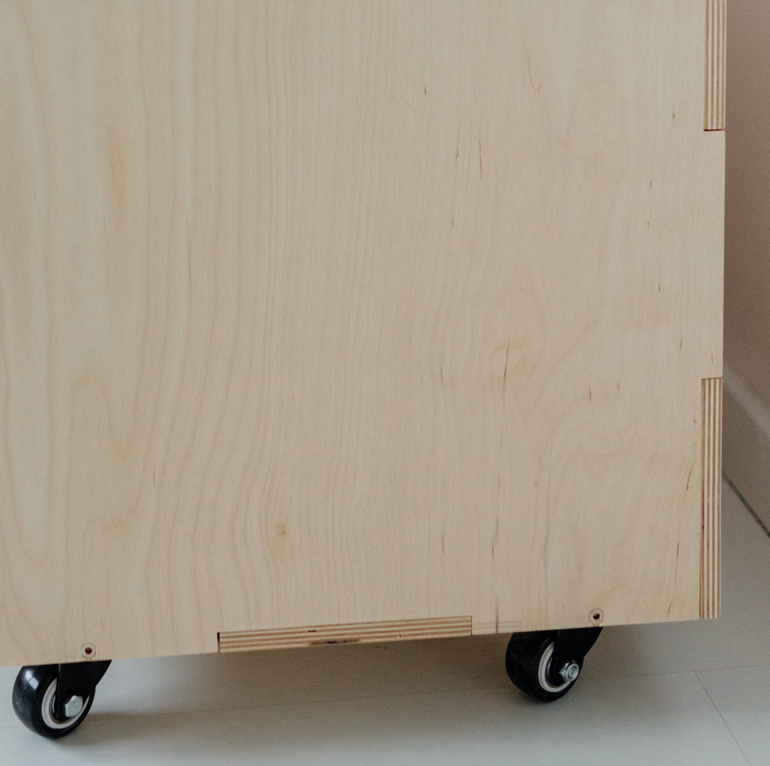 Nofred Black Wheels for wooden cube storage box