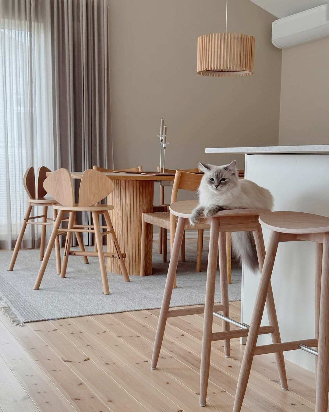 Scandinavian minimalist family home in Stockholm with Nofred kids furniture
