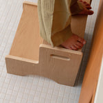 Nofred Oak Step Up Stool from above