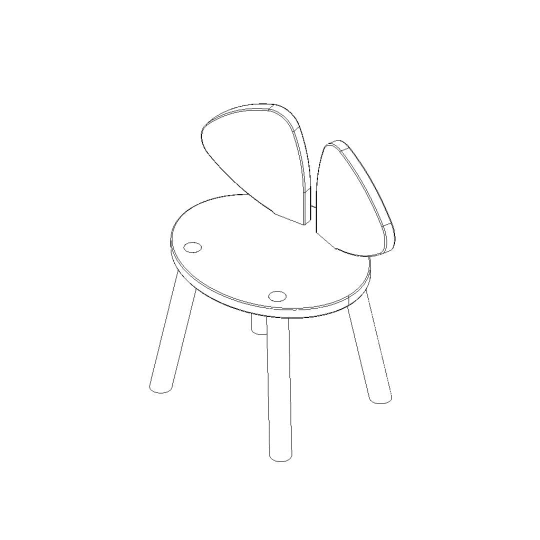 Oak - Mouse Chair