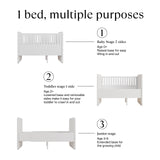 Nofred Baby & Jr. Bed White guide