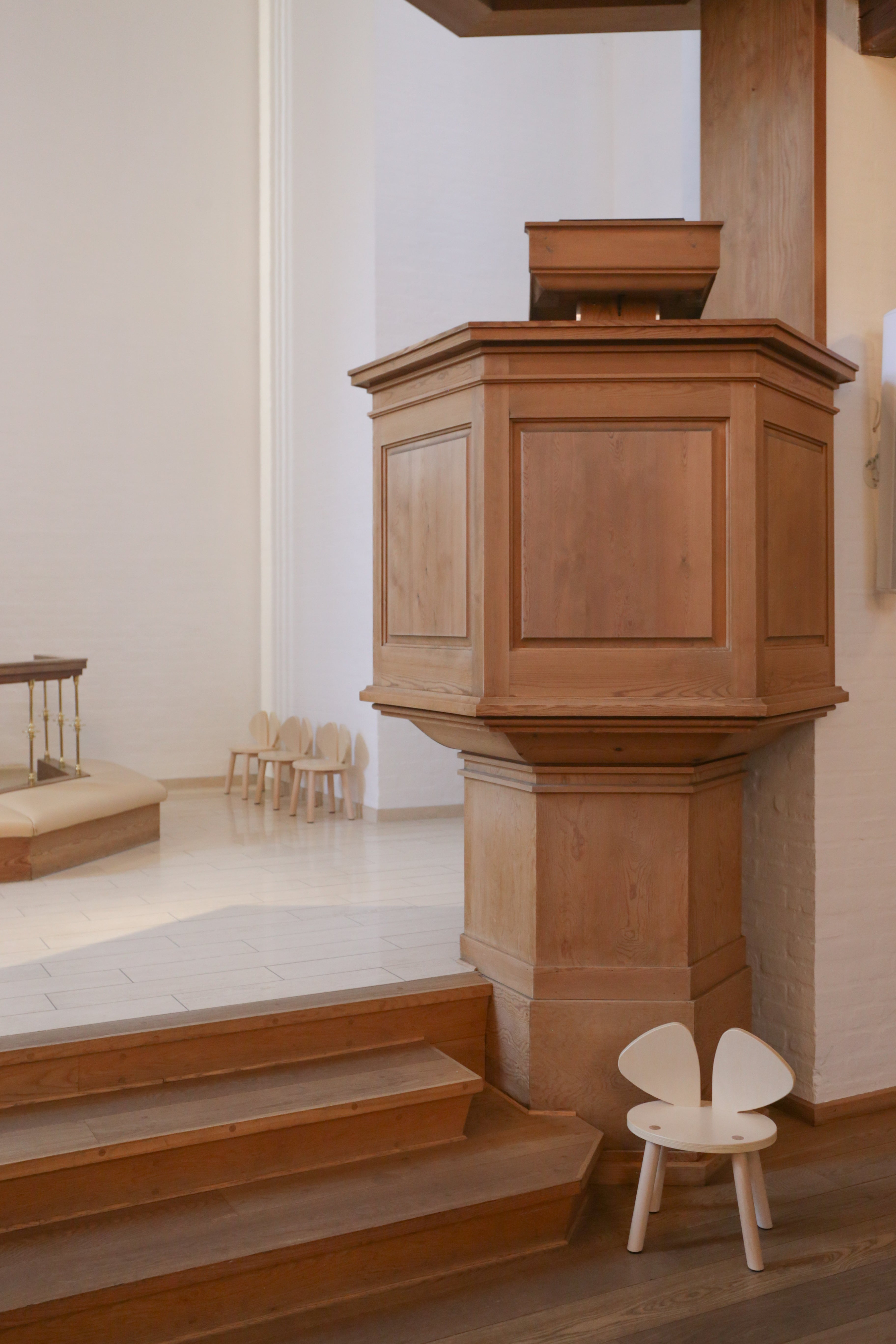 kids furniture in church setting