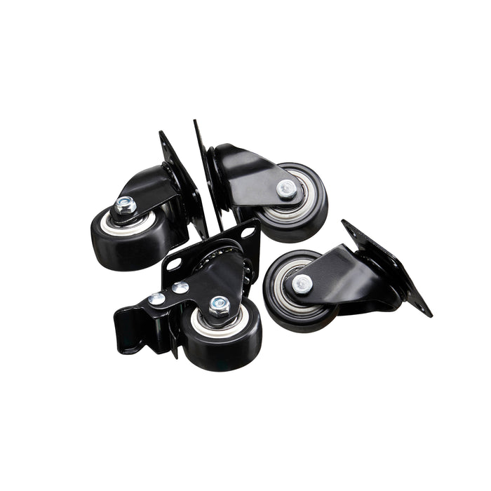 Black wheels for storage