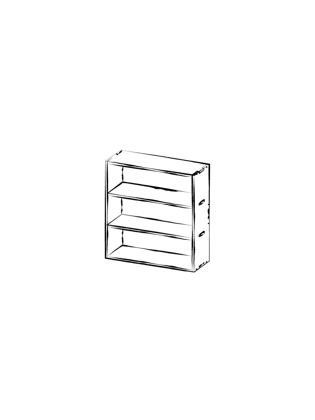 drawings of shelving system