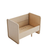 Nofred Baby & Jr. Bed Oak packshot from above 1 side up