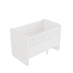 Nofred Baby & Jr. Bed White packshot from above 2 sides up