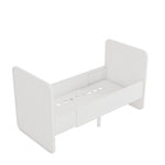 Nofred Baby & Jr. Bed White packshot from above sides down
