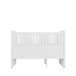 Nofred Baby & Jr. Bed White packshot 2 sides up