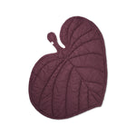 Nofred Burgundy Leaf Blanket
