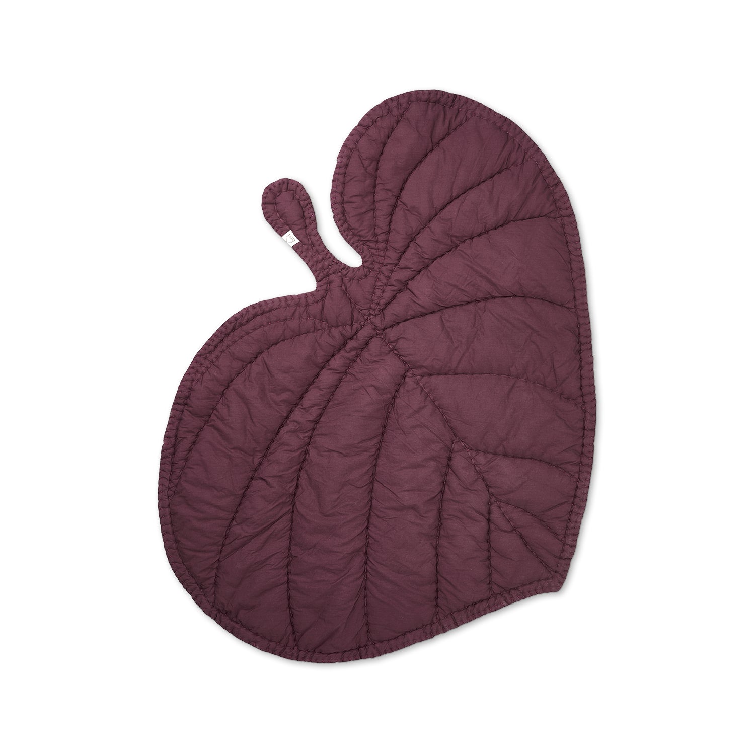 Nofred Burgundy Leaf Blanket