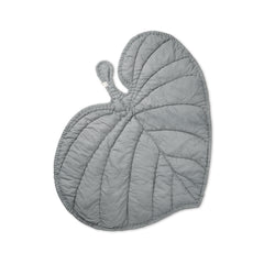 Nofred Grey Leaf Blanket