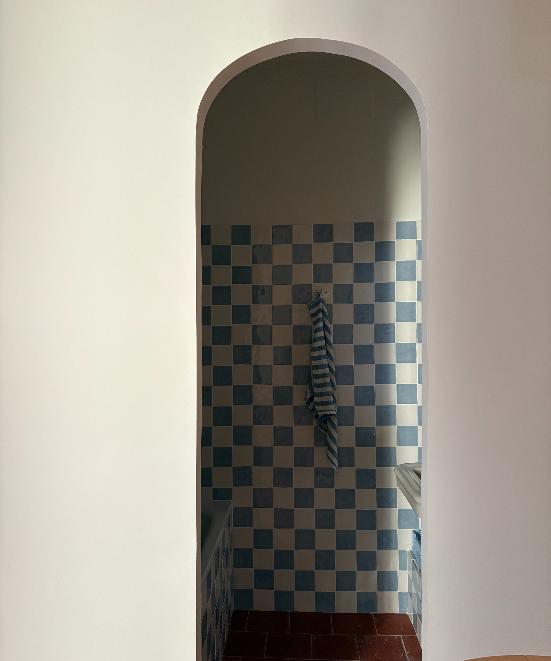 a bathroom wall