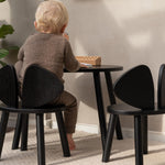 Nofred Black Mouse Chair and a complementing Mouse Table