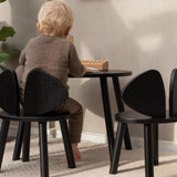 Nofred Black Mouse Chair and a complementing Mouse Table