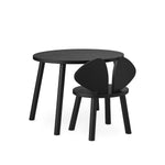 Nofred Black Mouse Chair and Mouse Table set