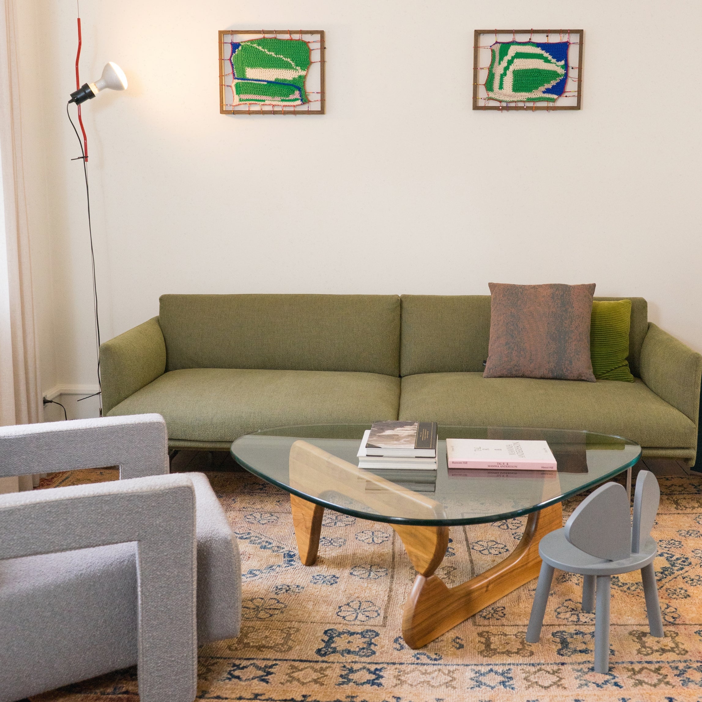 Nofred Grey Mouse Chair in living room