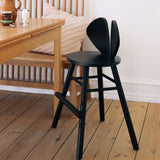 Nofred Black Mouse Chair Junior at the table