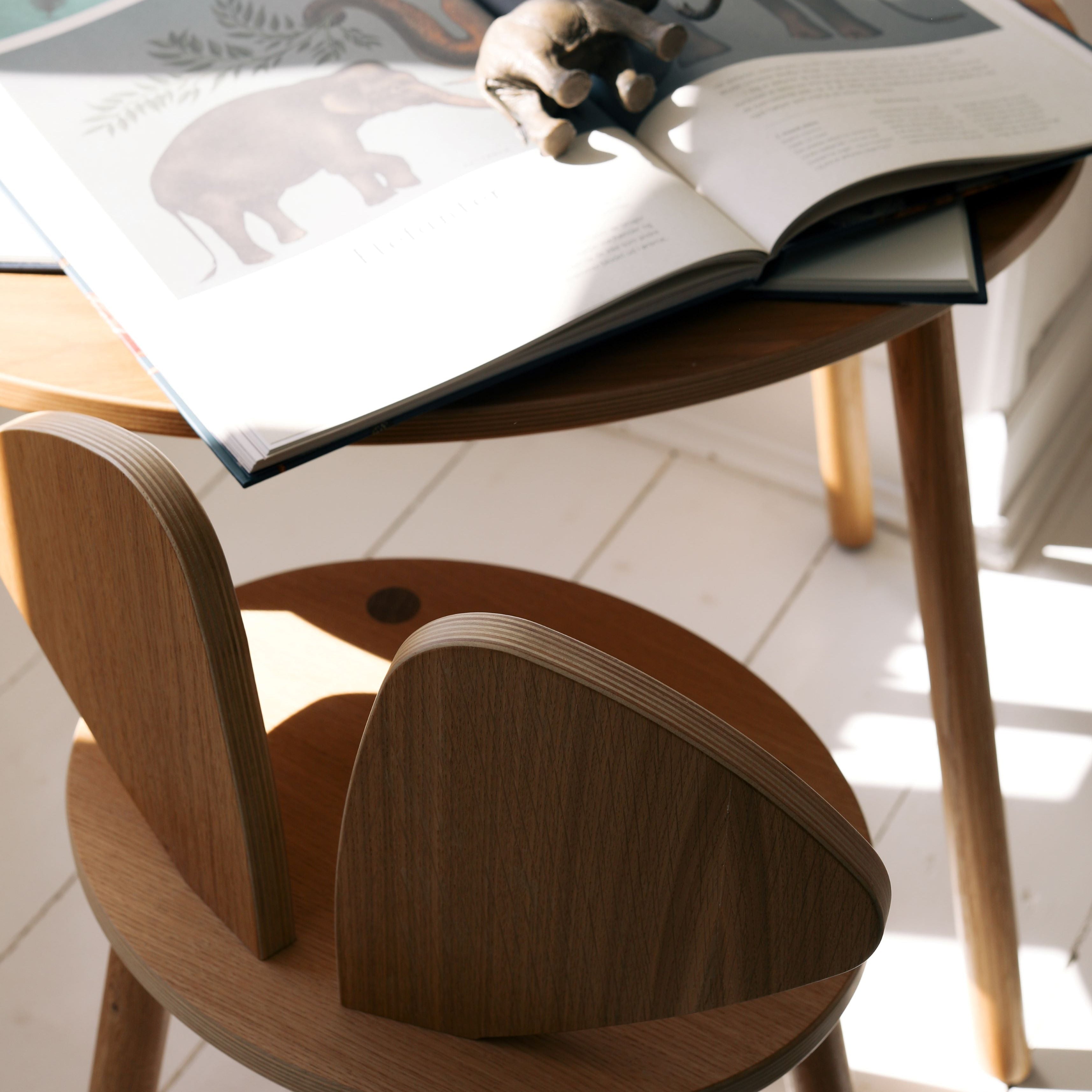 Nofred Oak Mouse School Set close up