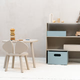 Nofred Beige Mouse Chair and Table Set in the room