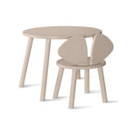 Nofred Beige Mouse Chair and Table Set