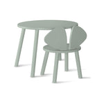 Nofred Olive Green Mouse Chair and Table Set