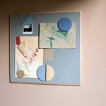 Nofred Blue Noticeboard on the wall