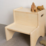 Nofred Birch Step Up Stool close up