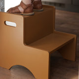 Child standing on Nofred Brown Step Up Stool