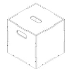 Nofred Birch Cube Storage assembling schema