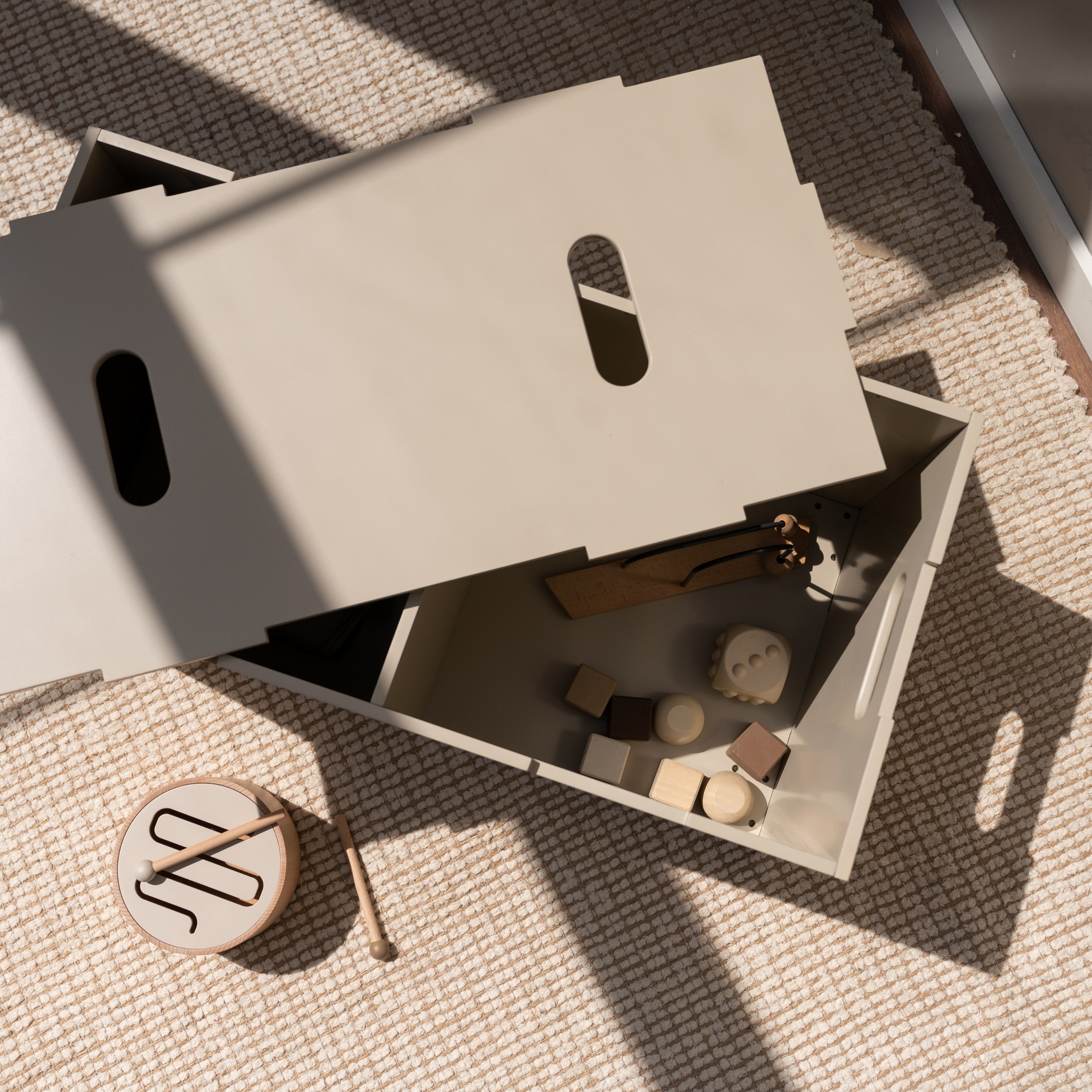 Nofred Beige Cube Long Storage closed