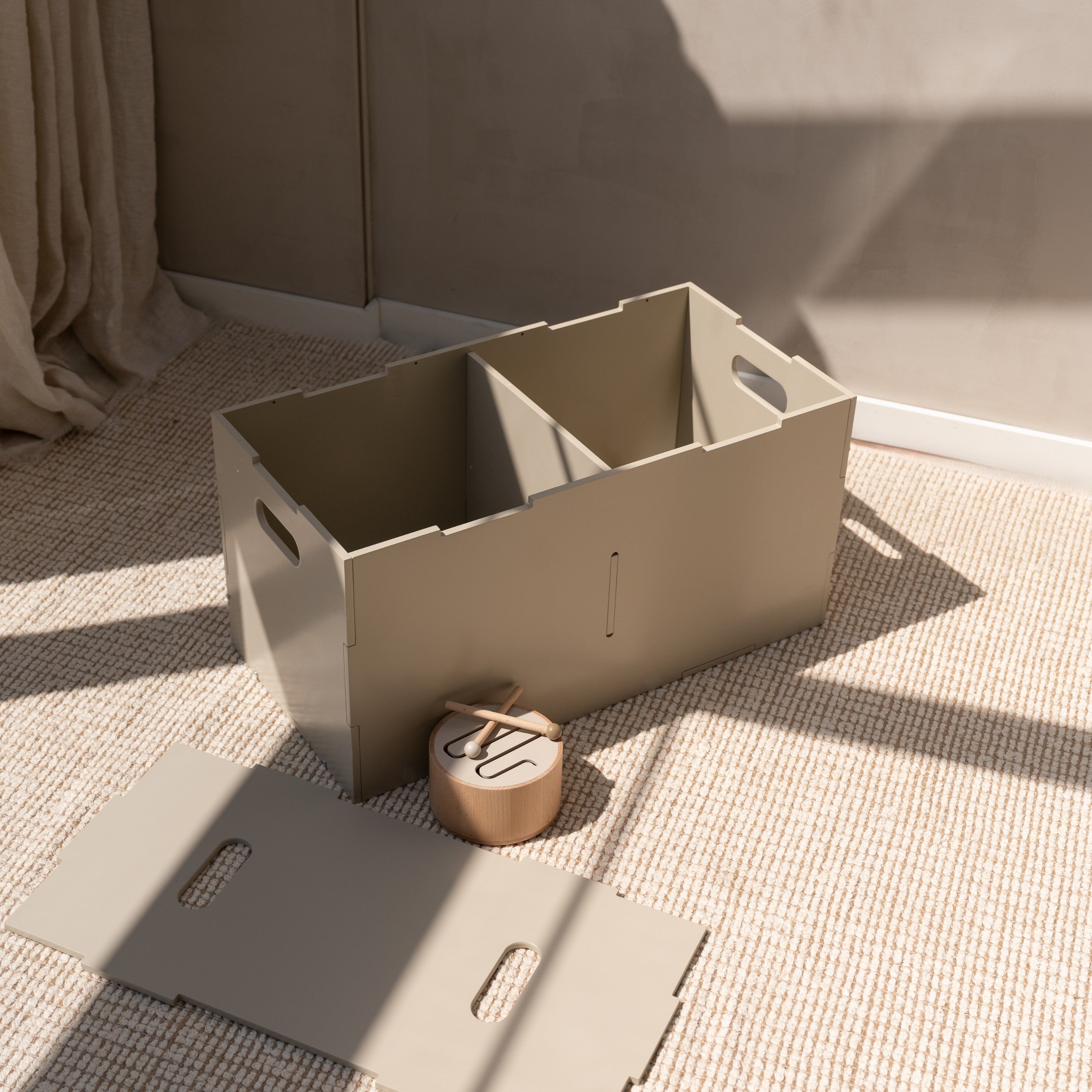 Nofred Beige Cube Long Storage open