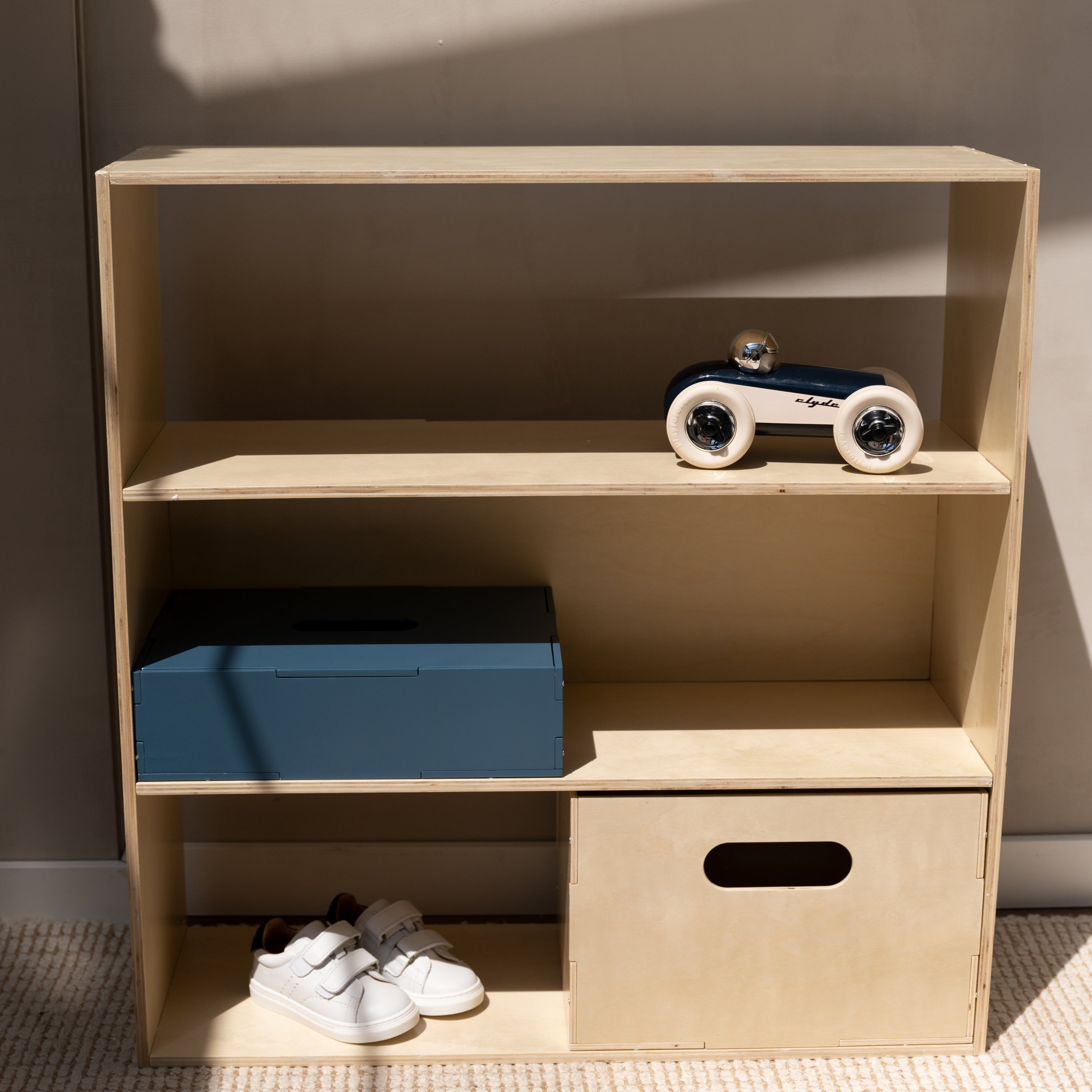 Nofred Birch Kiddo Shelving close up