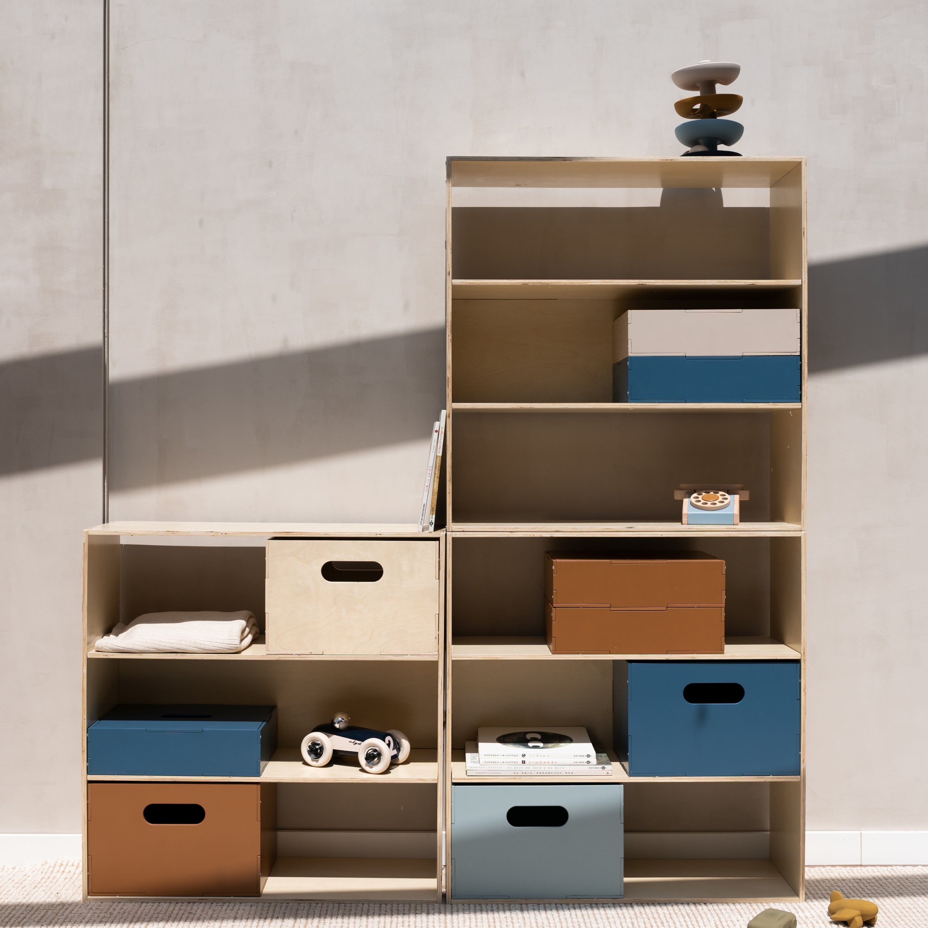 Nofred Birch Kiddo Shelving overall look