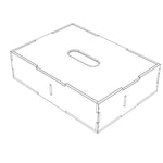 Nofred Olive Green Kiddo Tool Box assembling schema