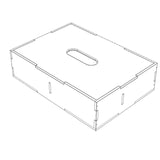 Nofred Olive Green Kiddo Tool Box assembling schema