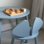Nofred Blue Mouse Chair and Table Set close up