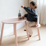 Girl playing at Nofred Rosa Mouse Chair and Table Set