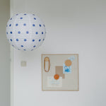 Nofred Dot Rice Paper Lamp in the room