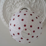 Nofred Dot Rice Paper Lamp close up