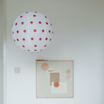 Nofred Dot Rice Paper Lamp in the room