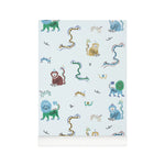 Nofred Monkey Fun Blue Kids Wallpaper