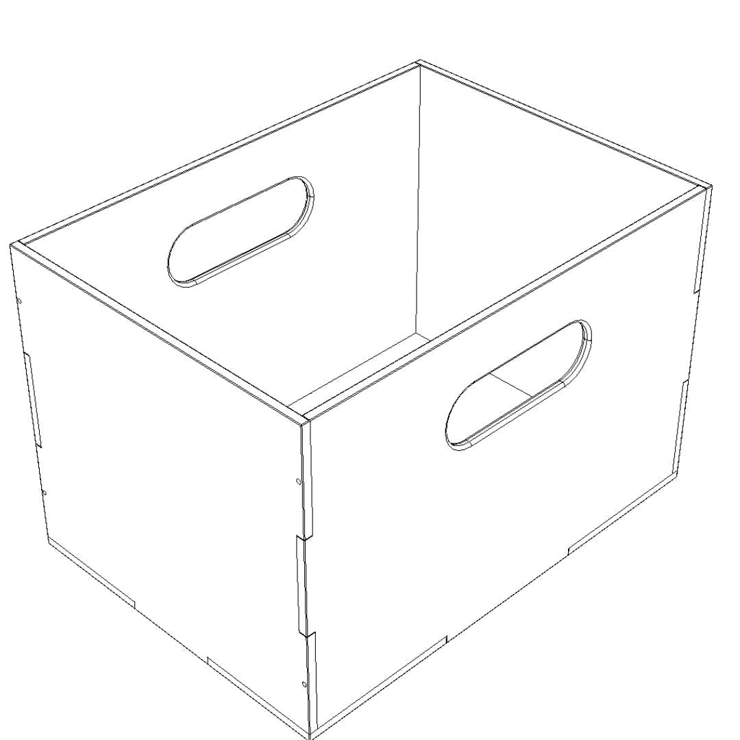 Nofred Beige Kiddo Box assembling schema