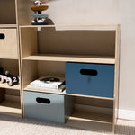 Nofred Olive Green Kiddo Box in shelving system