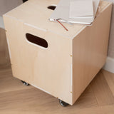 Nofred Birch Cube Storage close up